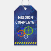 ダーツウォーズパーティーダーツガン誕生日 ギフトタグ (裏面)