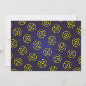 ダーツガンおもしろいエイムシュート誕生日写真 招待状 (裏面)