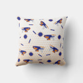 ダーツガンバトルウォーズ少年のターゲットパターン クッション (裏面)