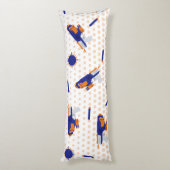 ダーツガンバトルウォーズ少年のターゲットパターン ボディピロー (裏面 (縦))