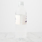 ダーツガンバトルウォーズ少年の誕生日パーティー ペットボトルラベル (裏面)