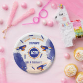 ダーツガンバトルウォーズ少年の誕生日パーティー ペーパープレート (パーティー)