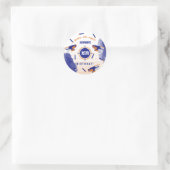 ダーツガンバトルウォーズ少年の誕生日パーティー ラウンドシール (バッグ)