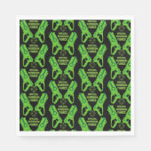 ダーツガンバトル誕生日 スタンダードランチョンナプキン (正面)