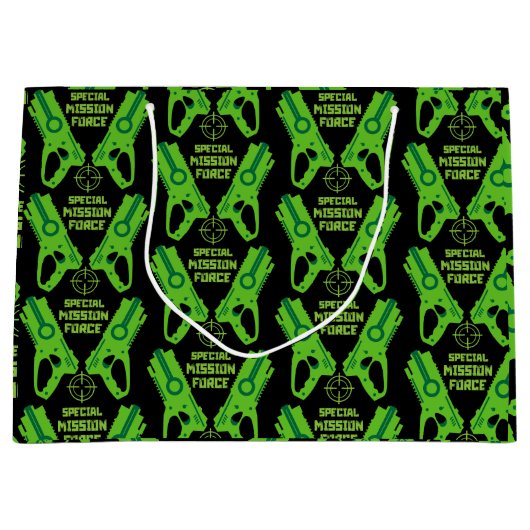 ダーツガンバトル誕生日 ラージペーパーバッグ (正面)