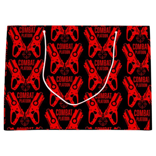 ダーツガンバトル誕生日 ラージペーパーバッグ (正面)