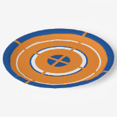 ダーツガンバースデーパーティーサプライターゲットプレート ペーパープレート (アングル)