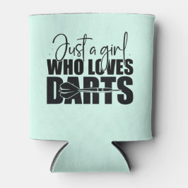 ダーツガール名前をカスタムする 缶クーラー