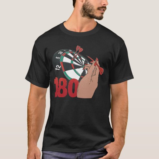 ダーツゲーム180ポイントダーツ Tシャツ (正面)