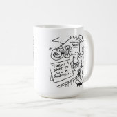 ダーツコンペティション – 金魚を獲得 – フェアグラウンド コーヒーマグカップ (正面右)