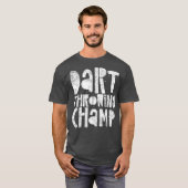 ダーツスローイングチャンピオン – ダーツチャンピオン Tシャツ (正面フル)