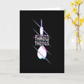 ダーツスロー カード (黄色い花)