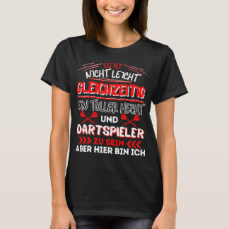 ダーツダーツダーツプレイヤーダーツチームワールドカップダーツサ Tシャツ