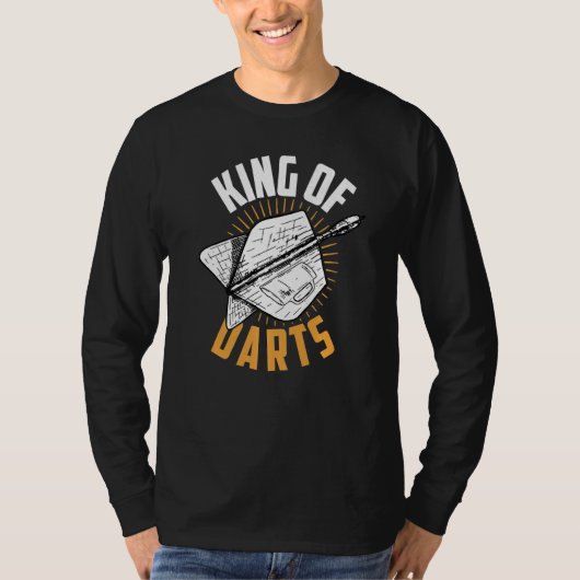 ダーツダーツプレイヤーキングOf Dats Tシャツ (正面)