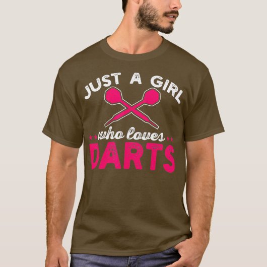 ダーツダーツプレイヤーギフト Tシャツ (正面)