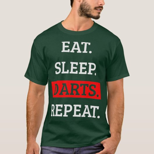 ダーツダーツプレイヤーギフト Tシャツ (正面)