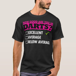 ダーツダーツプレーヤーダーツおもしろいことわざ Tシャツ