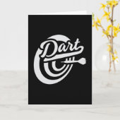 ダーツダーツ180ダートボードブルズエアロー贈おもしろい与 カード (黄色い花)