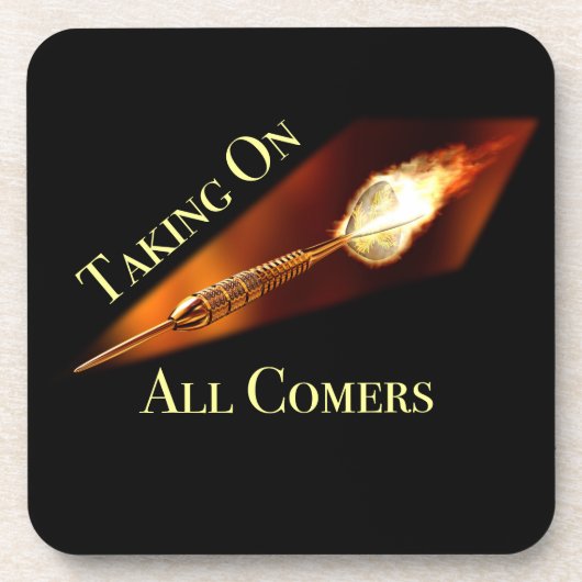 ダーツチャンピオン，すべての参加者を獲得 コースター (正面)