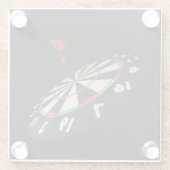 ダーツデスティネーションブルズアイ ガラスコースター (裏面)