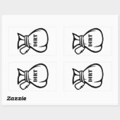 ダーツバッグ登山者 長方形シール (シート)