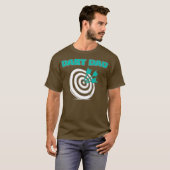 ダーツパパ父親スポーツ趣味 Tシャツ (正面フル)