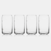 ダーツパーソナライズされた ガラス缶 (左)