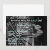 ダーツパーティーの招待状 招待状 (正面/裏面)