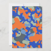 ダーツパーティー誕生日招待状 | ダーツ銃 招待状 (裏面)