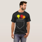 ダーツヒント矢印ポケットTシャツ Tシャツ (正面フル)