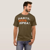 ダーツビアリピートTシャツ Tシャツ (正面フル)