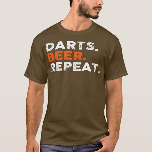ダーツビアリピートTシャツ Tシャツ (正面)