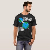 ダーツプレイヤーのいる唯一の惑星 Tシャツ (正面フル)