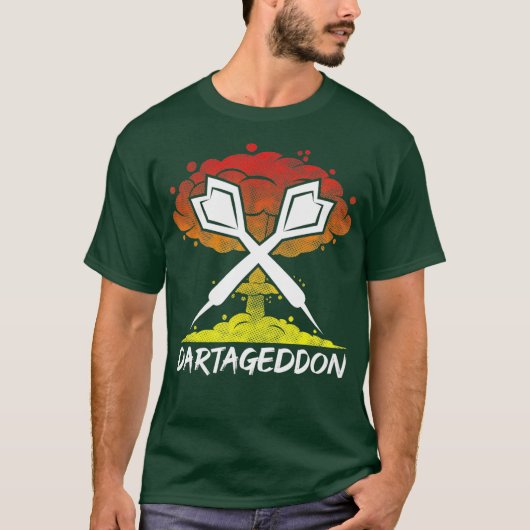 ダーツプレイヤーダルタゲドン Tシャツ (正面)