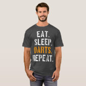 ダーツプレーヤー ヴィンテージギフト Tシャツ (正面フル)