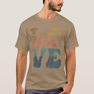 ダーツプレーヤー LOVE ふざけた Tシャツ