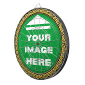 ダーツボパーソナライズされたード – イメージの追加/文字 ダーツボード (正面右)