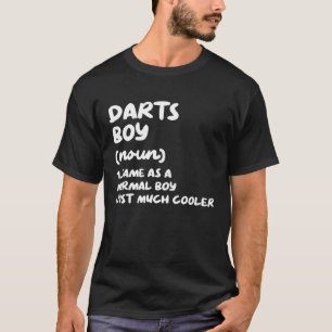 ダーツボーイ定義プおもしろいローバーフード付きスウェットシャツ Tシャツ