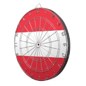 ダーツボードとオーストリア国旗 ダーツボード (正面右)