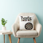 ダーツボードとダーツ名，クッション クッション (椅子)