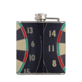 ダーツボードのブルズアイにダーツを投げ込み フラスク (裏面)