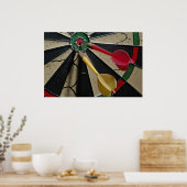 ダーツボードゲーム ポスター (キッチン)