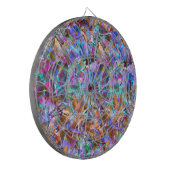 ダーツボードフローラ抽象芸術ステンドグラス ダーツボード (正面左)