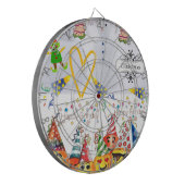 ダーツボードメリークリスマスハッピーバースデー ダーツボード (正面左)