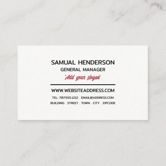 ダーツボードロゴデザインダーツクラブ 名刺 (裏面)