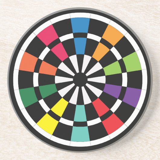 ダーツボード コースター (正面)