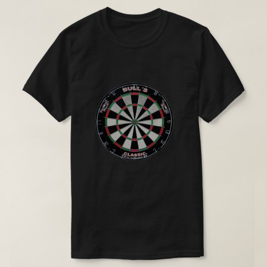 ダーツボード ダーツ ゲーム Tシャツ (デザイン正面)