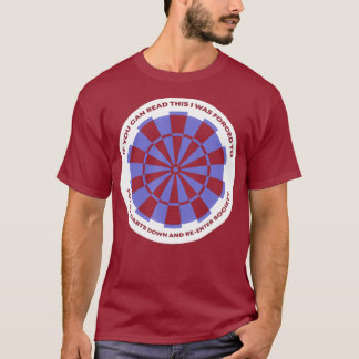 ダーツボード　俺のダーツを置け　ダーツプレーヤー Tシャツ