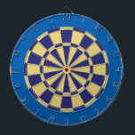 ダーツボード：古い金ゴールド、ネイビー、ブルー ダーツボード<br><div class="desc">6ブラスダーツを含む古い金ゴールド、海軍、青い色のダーツボードゲーム</div>
