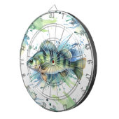 ダーツボード – 水彩シリーズ：パーチ (正面右)